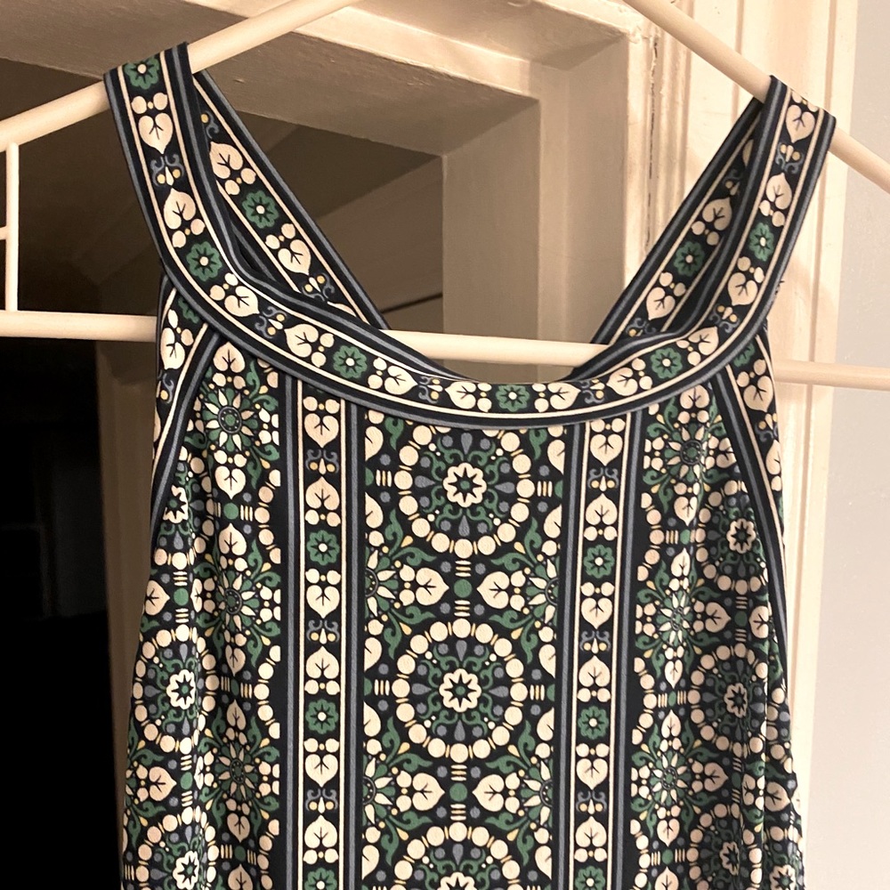 Max Studio blue and green Maxi dress size M